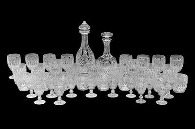 Lot 183 - A PART SET OF WATERFORD CRYSTAL COLLEEN PATTERN GLASSES AND AN ATLANTIS DECANTER
