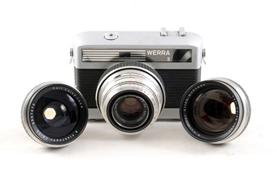 Lot 52 - An Extensive 3-Lens Zeiss Ikon Werra 3 Outfit.