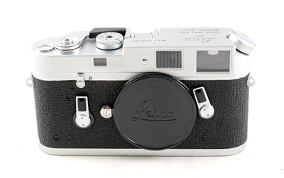 Lot 318 - Chrome Leica M4 Body in Maker's Original Box.