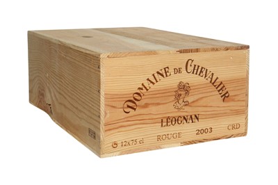 Lot 31 - † Domaine de Chevalier, Pessac Leognan, 2003, twelve bottles (OWC)