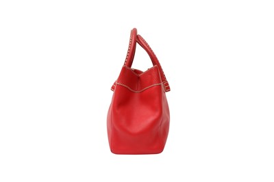 Lot 36 - Tod's Red Small Top Handle Tote