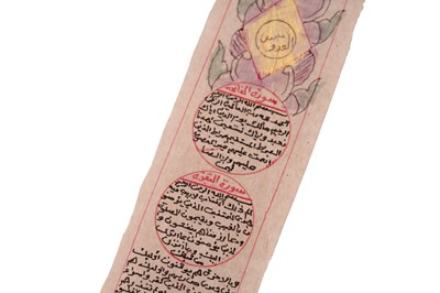 Lot 360 - AN OTTOMAN QUR’AN SCROLL