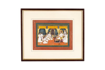 Lot 198 - A PRIVATE AUDIENCE: A MAHARAJA DURBAR SCENE