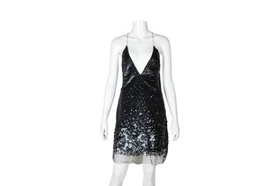 Lot 194 - Marc Jacobs Midnight Blue Sequin Mini Dress - Size US 4