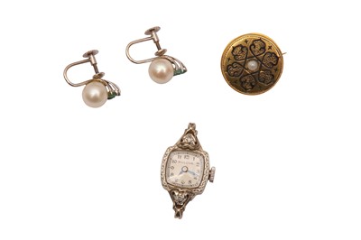 Lot 75 - A GROUP OF JEWELLERY