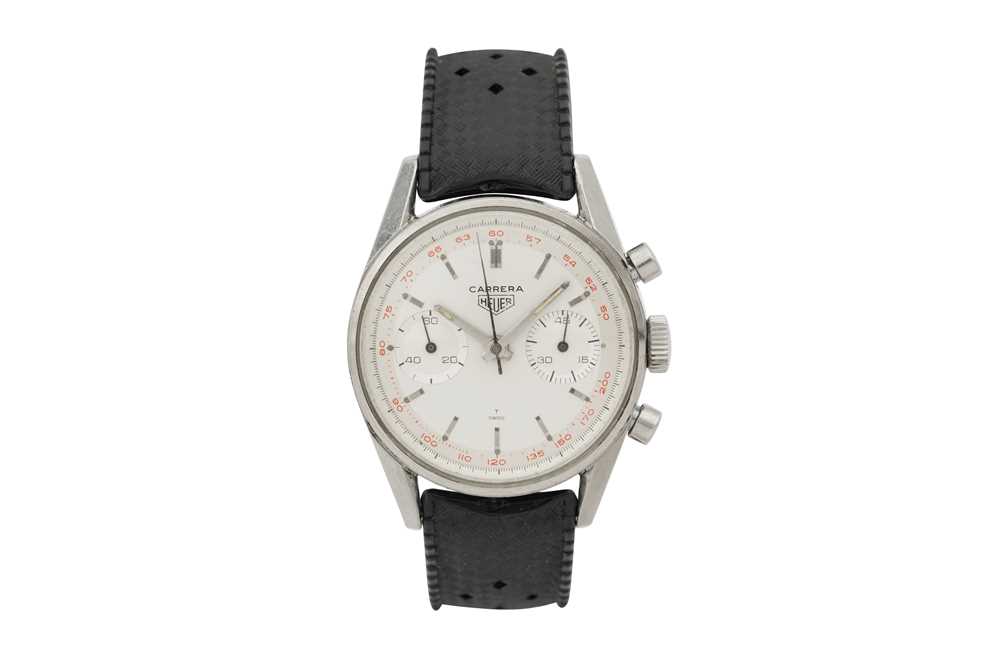 Lot 5 - HEUER CARRERA CHRONOGRAPH WRISTWATCH