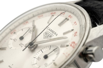 Lot 5 - HEUER CARRERA CHRONOGRAPH WRISTWATCH