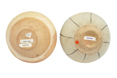 Lot 14 - TWO MEDIEVAL IRANIAN POTTERY BOWLS