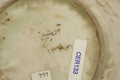 Lot 68 - EIGHT POLYCHROME-PAINTED POTTERY DISHES WITH AVIARY AND VEGETAL MOTIFS