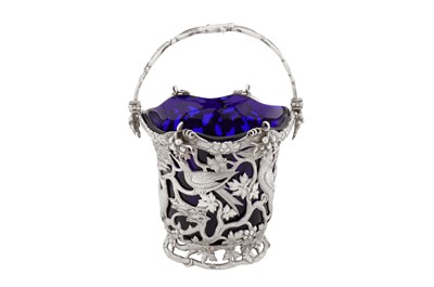 Lot 277 - A Victorian sterling silver sugar basket, London 1859 by Charles Thomas Fox and George Fox