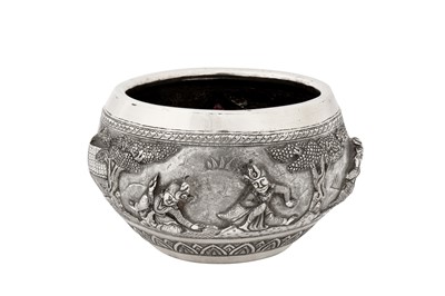 Lot 87 - An early 20th century Anglo – Indian silver bowl, Lucknow circa 1920