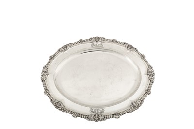 Lot 445 - Baron Cahir – A fine graduated set of three George III sterling silver meat dishes, London 1811 by Paul Storr (1771-1844, first reg. 12th Jan 1793)