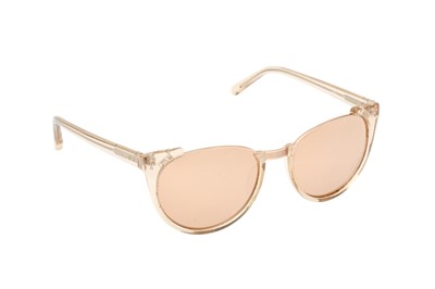 Lot 64 - Linda Farrow Rose Gold Cat Eye Sunglasses
