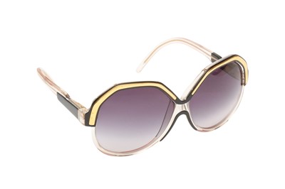 Lot 65 - Linda Farrow Round Oversized Sunglasses