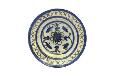 Lot 231 - SIX IRANIAN POTTERY DISHES