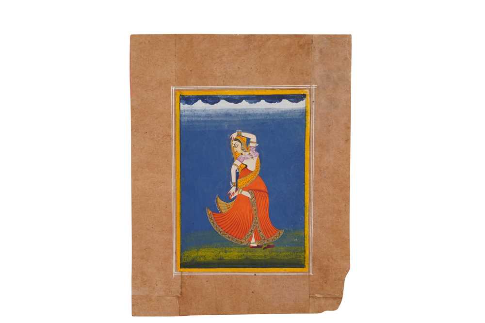 Lot 163 - A NAYIKA PLUCKING A THORN FROM HER FOOT