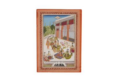 Lot 189 - A COURTLY ENTERTAINMENT SCENE