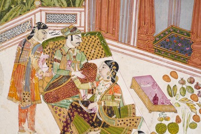 Lot 189 - A COURTLY ENTERTAINMENT SCENE