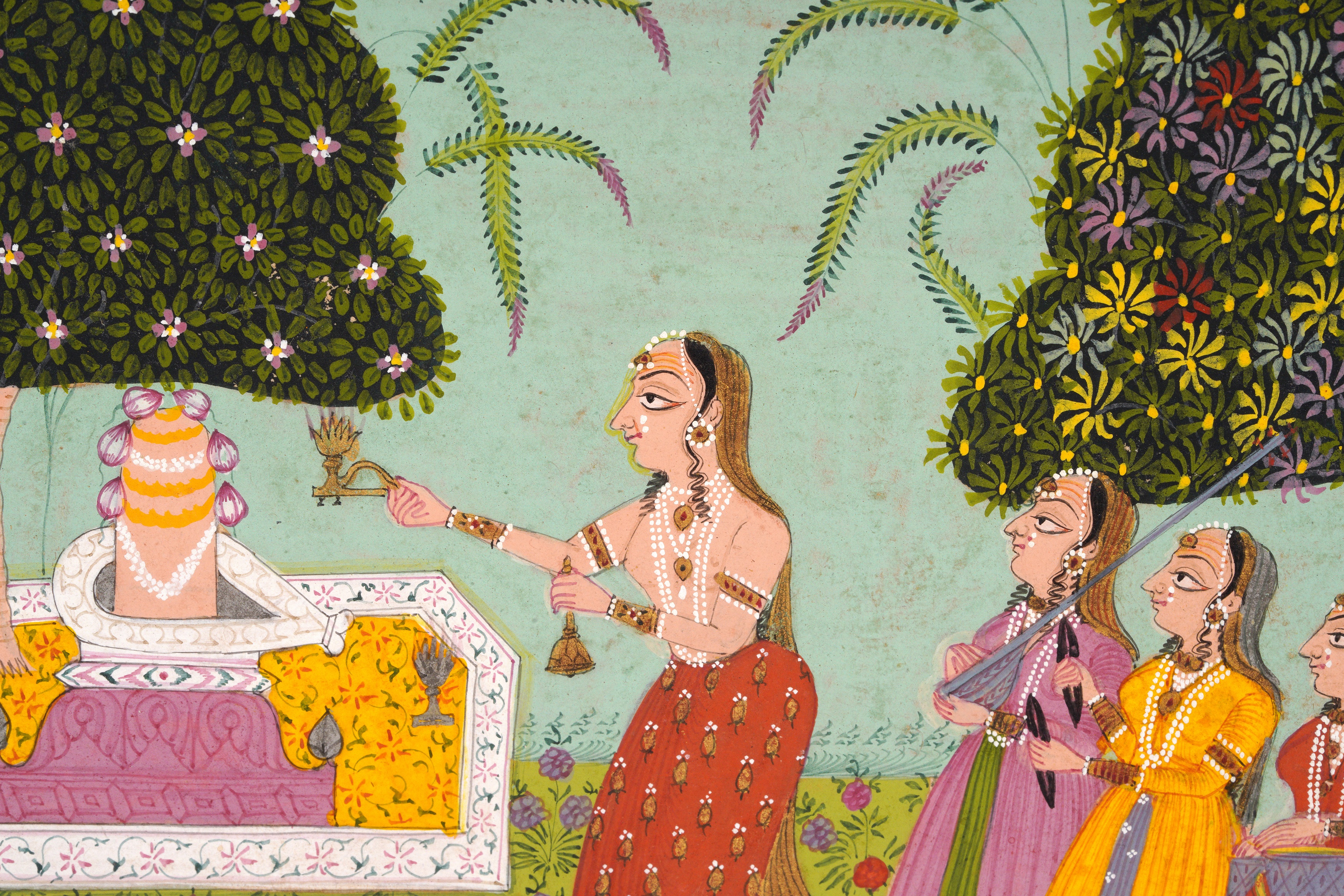 Lot 140 - AN ILLUSTRATION FROM A RAGAMALA SERIES: THE