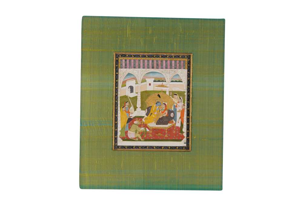 Lot 133 - LORD RAMA AND SITA ENTHRONED