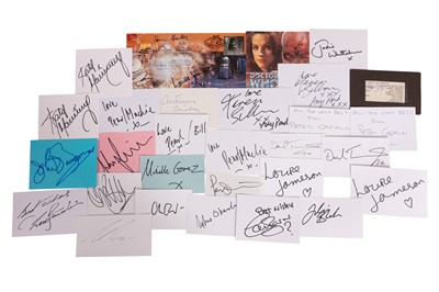 Lot 42 - Autograph Collection.- Dr Who