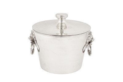 Lot 305 - An Elizabeth II sterling silver ice bucket, London 1969 by Comyns retailed by Dunhill