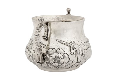 Lot 497 - A large Charles II sterling silver twin handled porringer, London 1662 possibly by John Burges (free. 1624, d. 1662)