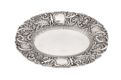 Lot 79 - An early 20th century Anglo – Indian silver dish, Calcutta, Bhowanipore circa 1910 by Grish Chunder Dutt
