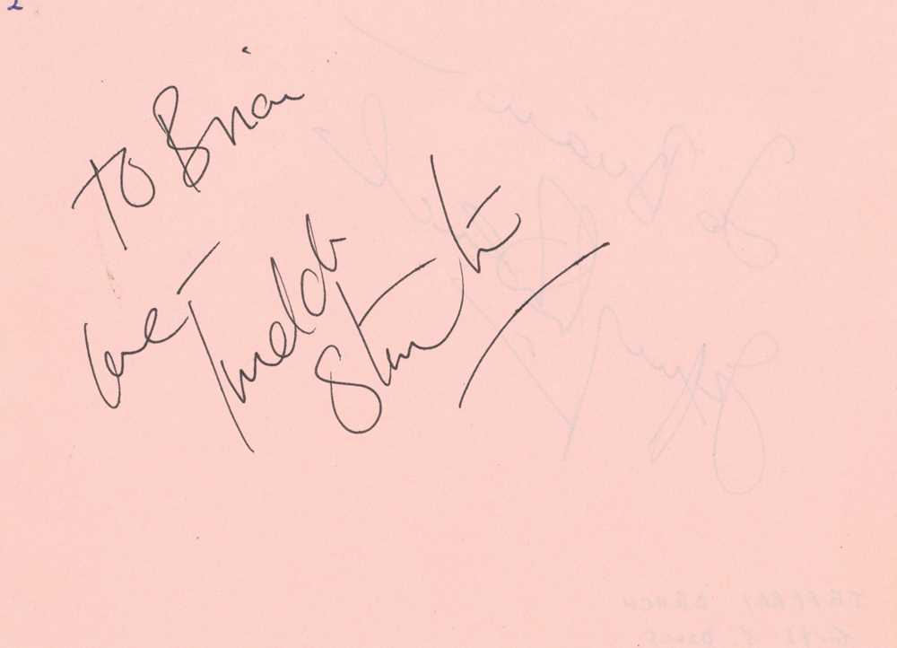 Lot 28 - Autograph Albums.- Theatre Actors