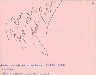 Lot 28 - Autograph Albums.- Theatre Actors