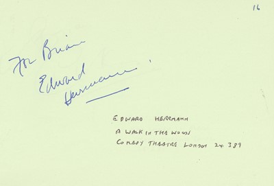 Lot 28 - Autograph Albums.- Theatre Actors