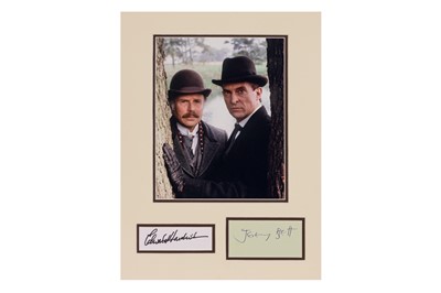 Lot 198 - Sherlock Holmes.- Jeremy Brett & Edward Hardwicke