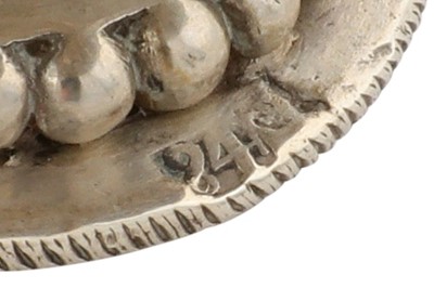 Lot 66 - A SILVER ZARF