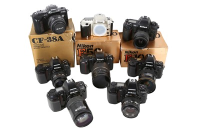 Lot 1220 - A selection of Autofocus Nikon Cameras & Lenses.