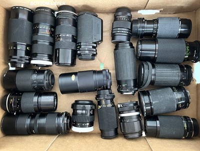 Lot 1280 - A Box of Around 29 Various Lenses.