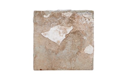 Lot 394 - AN OTTOMAN DAMASCUS POTTERY TILE