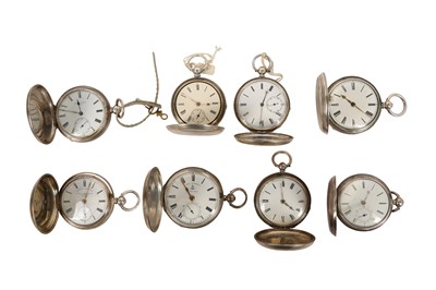 Lot 108 - A COLLECTION OF EIGHT POCKET WATCHES
