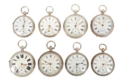 Lot 109 - A COLLECTION OF EIGHT POCKET WATCHES