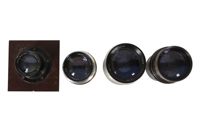 Lot 1301 - A Selection of Projection & Other Lenses, inc Dallmeyer Stigmatic.