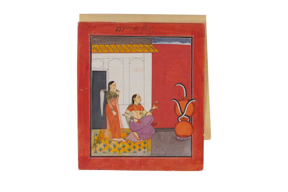 Lot 154 - AN ILLUSTRATION TO A RAGAMALA SERIES: THE ABHIRI RAGINI OF HINDOL RAGA