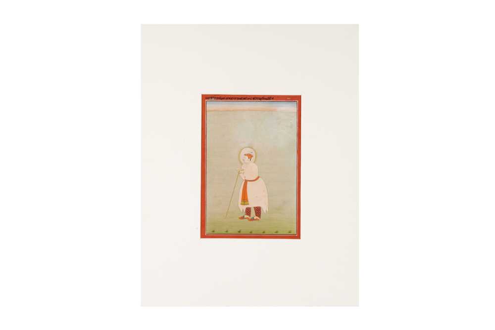 Lot 202 - A PORTRAIT OF MAHARAJA RAI SINGH OF BIKANER (R. 1574 - 1612)