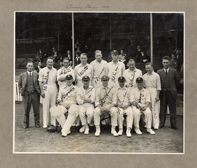 Lot 442 - Cricket Interest.- Surrey C.C. C. 1937