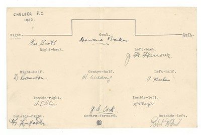 Lot 437 - Chelsea F.C. 1922-1923