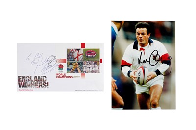 Lot 477 - Rugby Interest.-Will Carling & Martin Johnson