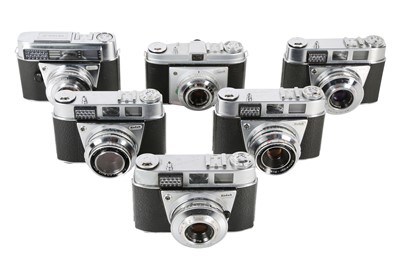 Lot 1167 - Six Kodak Retinette Cameras.