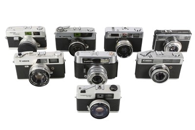 Lot 1163 - A Group of Rangefinder & Other Cameras.