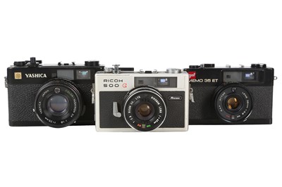 Lot 1173 - Three compact rangefinder cameras.