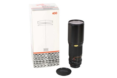 Lot 1333 - A Mitsuki 400mm f5.6 lens for Canon FD, Boxed.