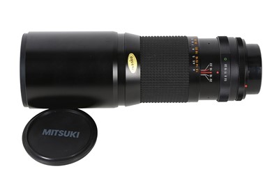 Lot 1333 - A Mitsuki 400mm f5.6 lens for Canon FD, Boxed.