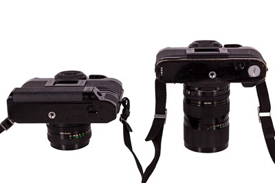 Lot 227 - A pair of Canon A1 cameras.